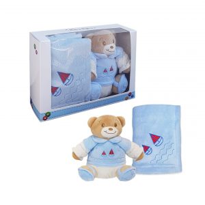 Soft Plush Teddy With Matching Blanket