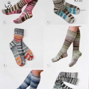 Knitted Sock Pattern King Cole