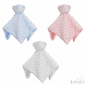 Personalised Baby Bear Dimple Comforter